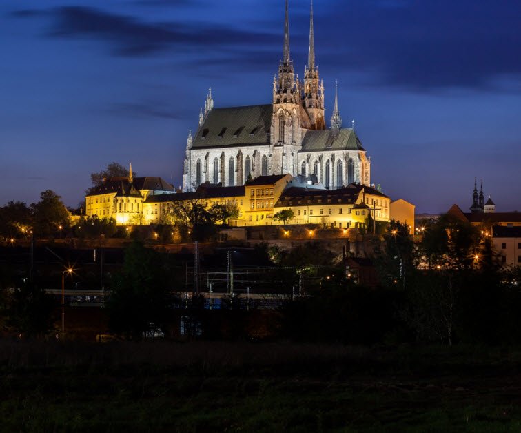Brno Cathedral of St. Peter and Paul, Brno, South Moravia, Czech Republic (Czechia)